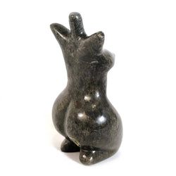 Kneeling Stone Goddess Figure