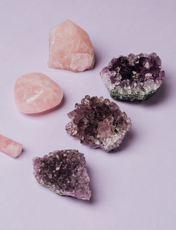 Amethyst Clusters, Raw Amethyst Druzy Crystals: Small