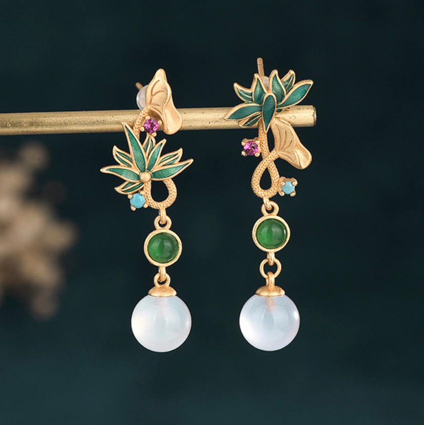 Blooming Lotus Earrings