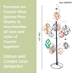 Copper & Green Double Helix Cosmix Garden Spinner - 14
