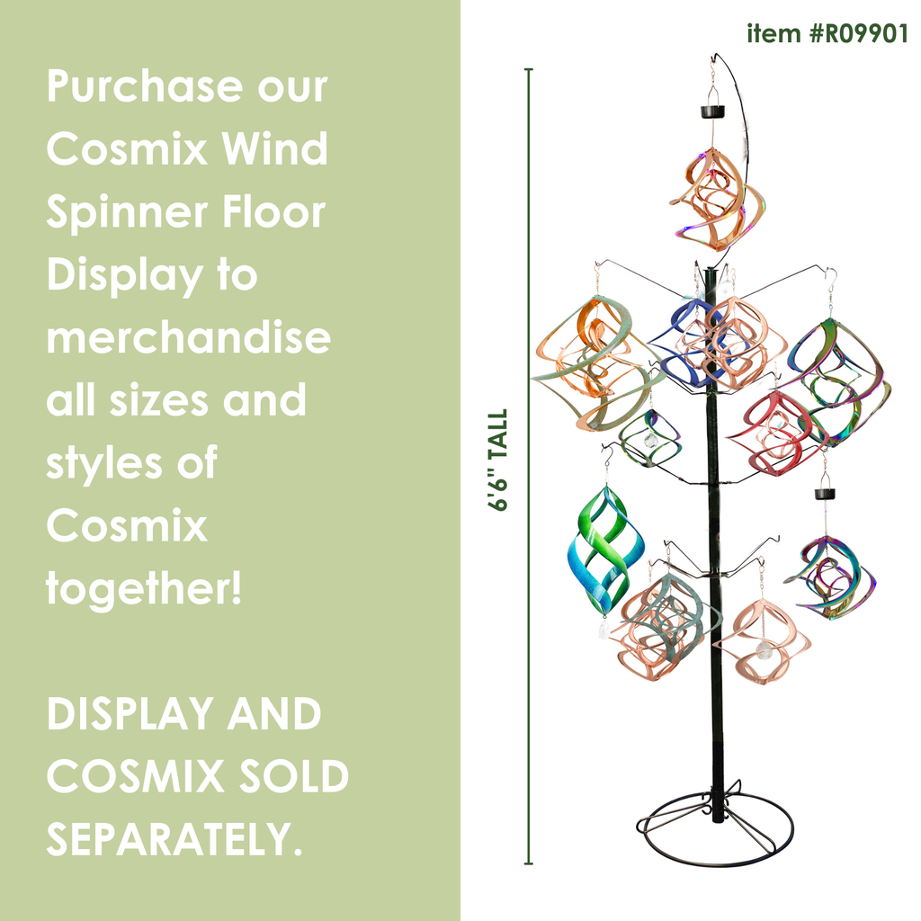 Patina & Copper Triple Helix Cosmix Garden Spinner - 20