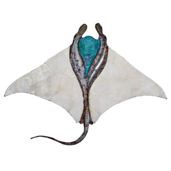 Blue Gem Stingray Wall Art 15x11.5