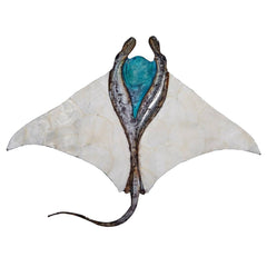Blue Gem Stingray Wall Art 15x11.5