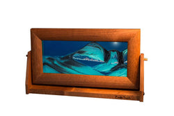 Alder Wood (Traditional) Moving Sand Art Pictures: Volcanic Clear / Medium