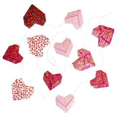 Origami Heart Eco Garland
