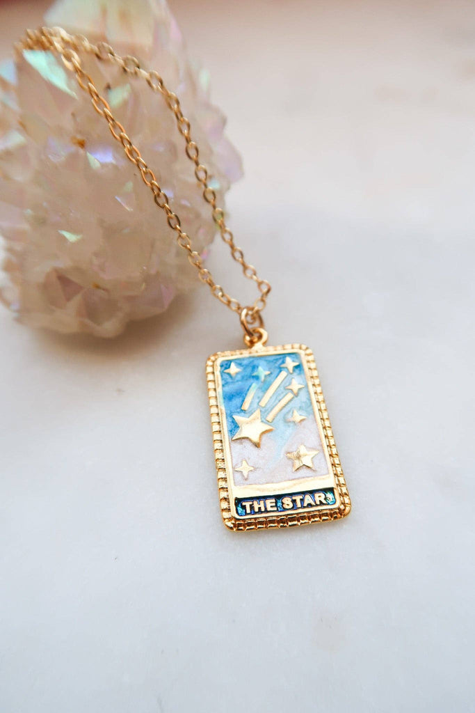 Rainbow Tarot Necklaces: Moon