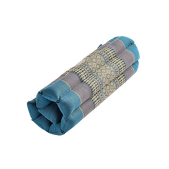 Zafuko Rollable Yoga & Meditation Cushion: Teal/Turquoise / Large