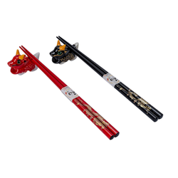 Oriental Dragon 2 Pair Chopsticks and Chopsticks Rests Gift Set (1/80)