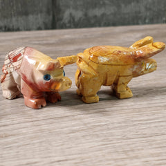 Soapstone Animals: Pig