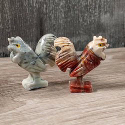 Soapstone Animals: Rooster