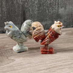 Soapstone Animals: Rooster