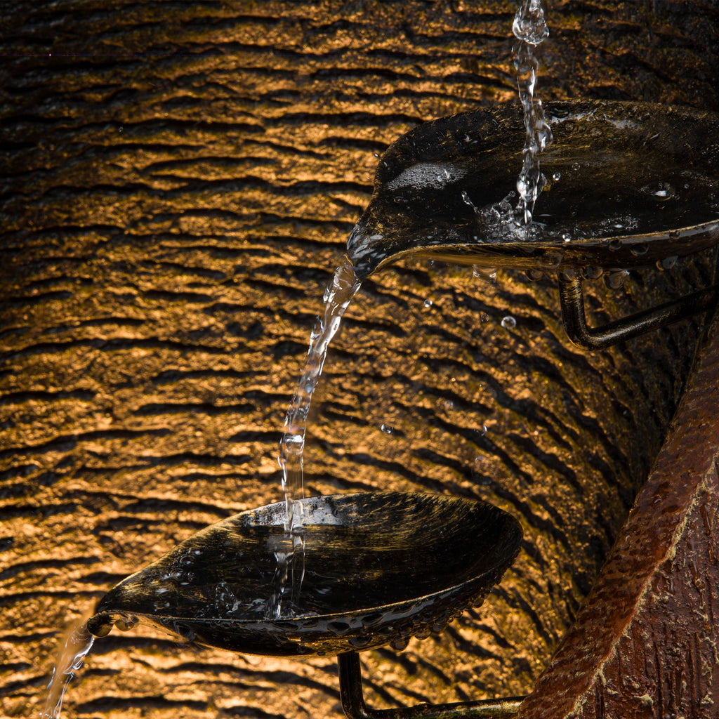 Alpine Corporation Eight Spiraling Tiered Fountain