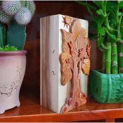 Tree of Life - Hand Carved Keepsake Gift Box