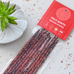 Palo Santo Smudge Incense Sticks - Plastic Pouch 10 Sticks