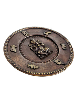 Ganesh Mantra Wall Hanging
: Brass Copper / 8