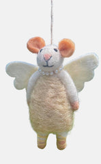 Felt ornament, mice fairy