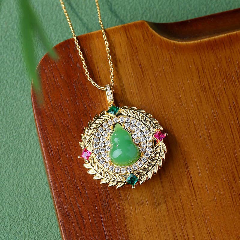 Sweet Jade Gourd Necklace
