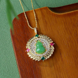 Sweet Jade Gourd Necklace