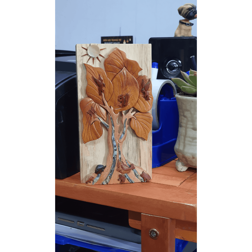 Mother of Pearl Tree of Life - Hand Carved Gift Box