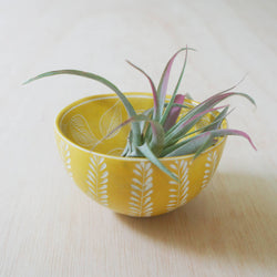 Two Pattern Bowl: Green
