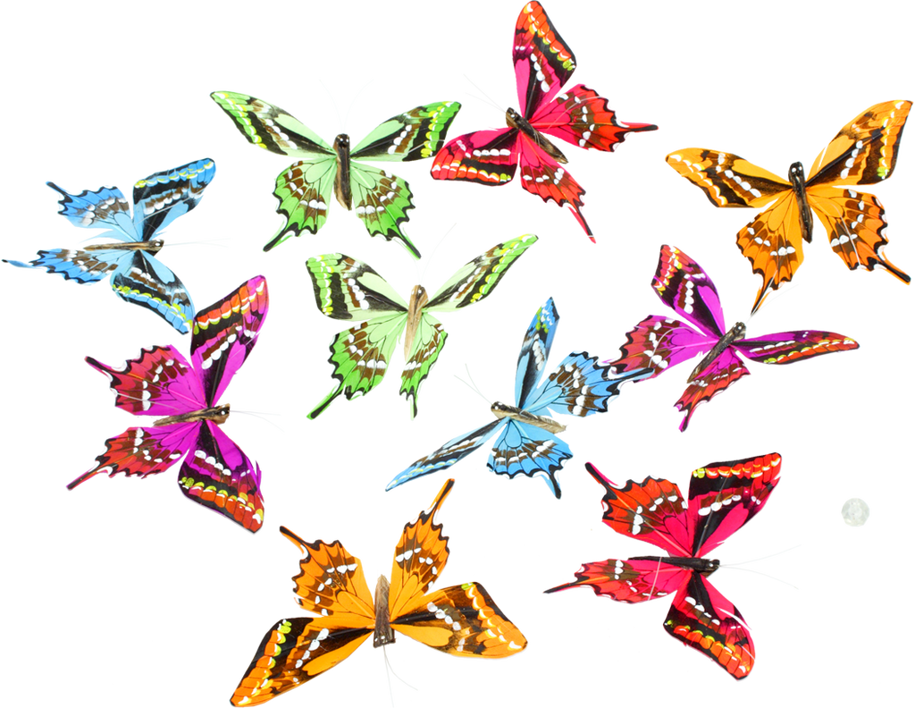 Butterfly Garland Spring Colors - JL059