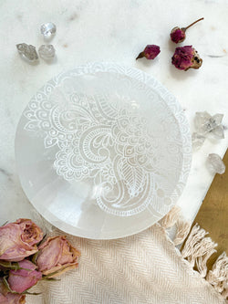 Selenite Offering Bowl 