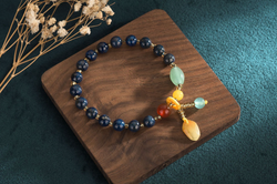 Chinese Style Lapis Lazuli Bracelet