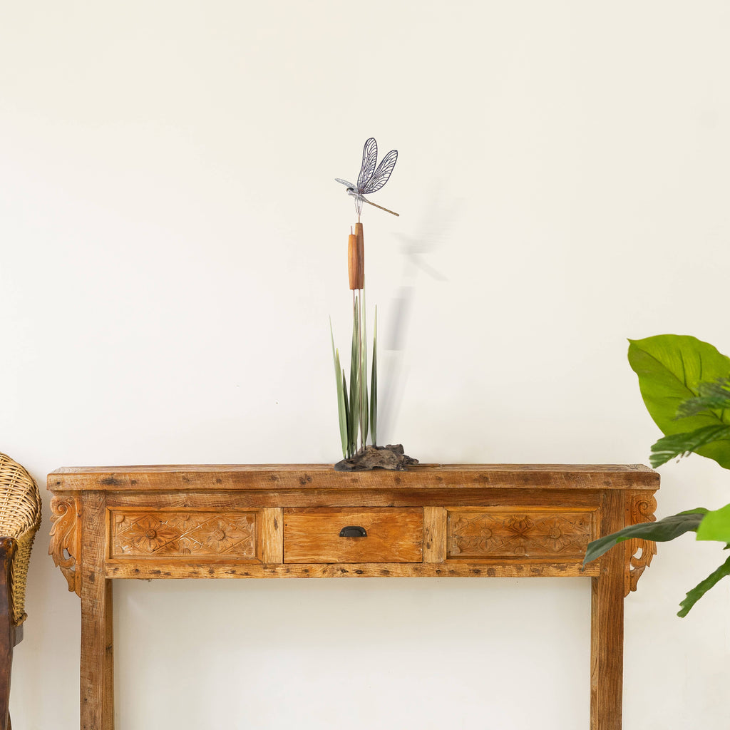 Dragonfly and Cattails TT  (SS/ Hardwood)