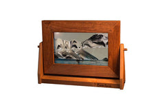 Alder Wood (Traditional) Moving Sand Art Pictures: Arctic Clear / Small