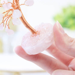 Rose Quartz Tree - Rose Quartz Tree of Life