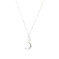 NK Silver Hammered/Mother of Pearl Moon 30