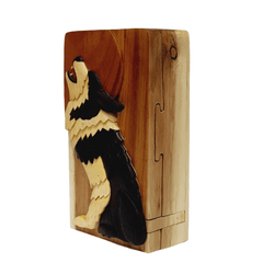 Howl at the Moon - Hand Carved Keepsake Gift Box