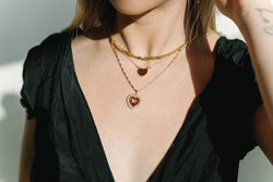 Crimson Memories | Heart Necklace