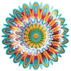 Floral Mandala - Large Wind Spinner