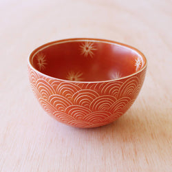 Two Pattern Bowl: Green