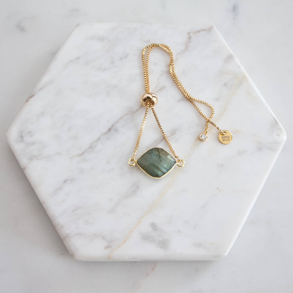 Labradorite Adjustable Bracelet 