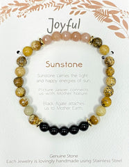 Stone Bracelet - Sunstone