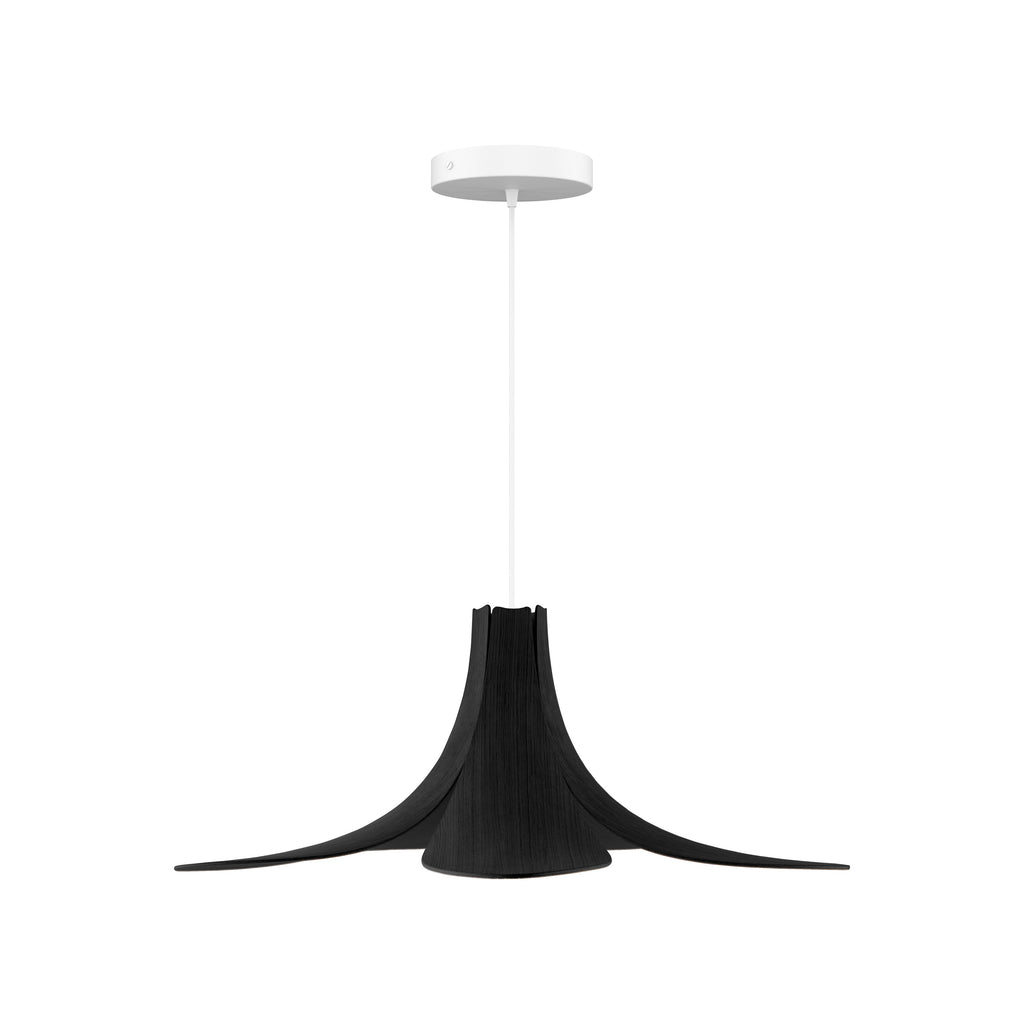 Jazz Hardwired Pendant in Black Oak