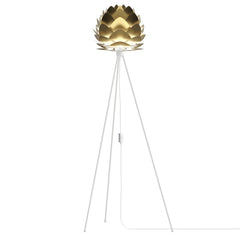 Aluvia Tripod Floor Lamp in Brushed Brass