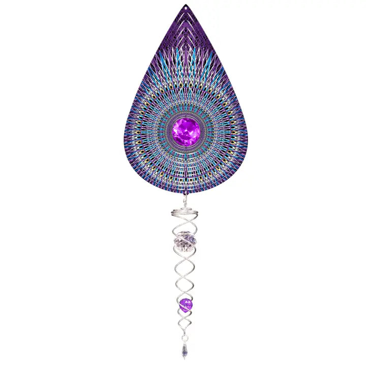 Crystal Galactic Teardrop - Mini Set Wind Spinner