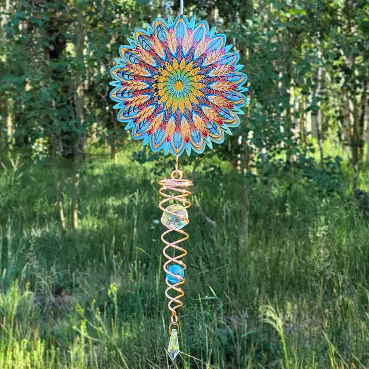 Floral Mandala - Mini Set Wind Spinner