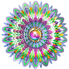 Gazing Mandala - Large Wind Spinner