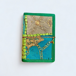 Rajastahni Patchwork Journal - Light Green