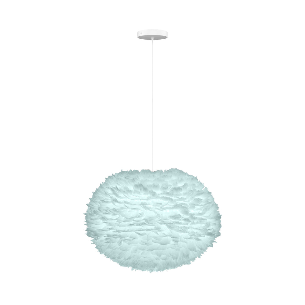 Eos Large Hardwired Pendant in Light Blue