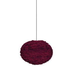 Eos Large Plug-In Pendant in Red, Black Cord
