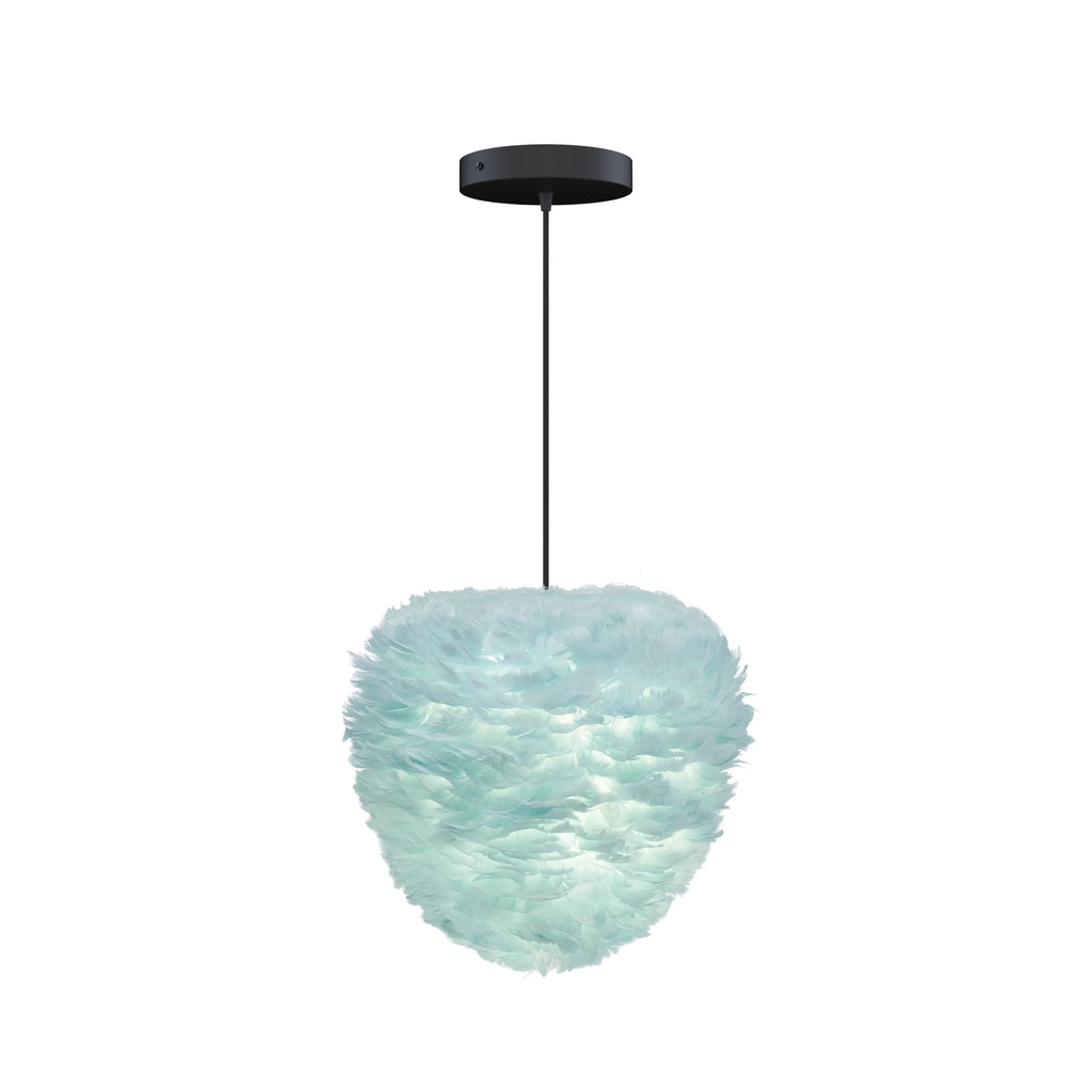 Eos Evia Large Hardwired Pendant in Light Blue