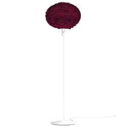 Eos Large Floor Lamp in Red, White Base