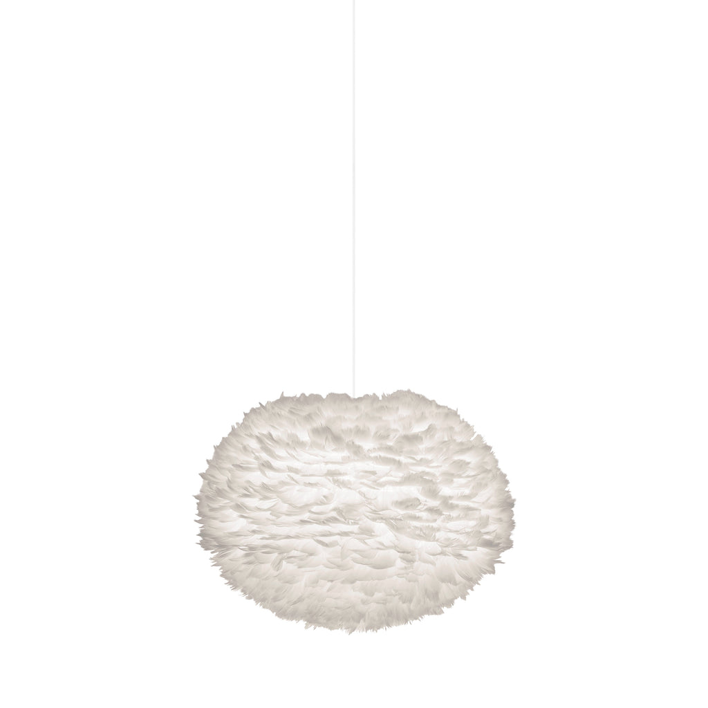 Eos Large Plug-In Pendant in White