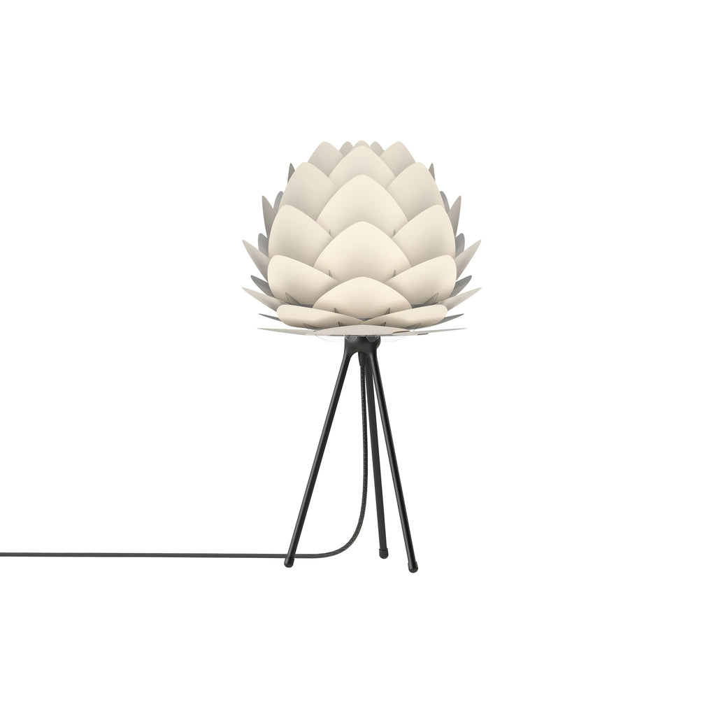 Aluvia Tripod Table Lamp in Pearl White