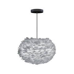 Eos Medium Hardwired Pendant in Grey